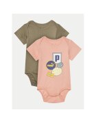 Puma Set 2 Body-uri copii - SPORTSTYLE-686290 18 - bumbac - roz - verde