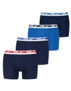 Puma Set de boxeri cu logo Everyday Multi - 4 perechi - Albastru