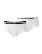 Puma Set de chiloti hipster uni - 2 perechi - Alb