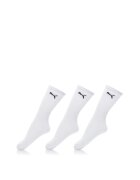 Puma Set de sosete albe lungi Sport - 3 perechi