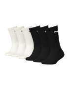 Puma Set de sosete lungi - 6 perechi - Alb/Negru