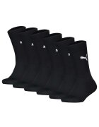 Puma Set de sosete lungi cu logo - 6 perechi - Negru