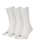Puma Set de sosete lungi unisex - 3 perechi - Alb/Negru