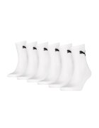 Puma Set de sosete lungi unisex - 6 perechi - Alb