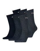 Puma Set de sosete lungi unisex - 6 perechi - Albastru inchis/Albastru deschis/Albastru