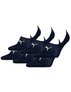 Puma Set de sosete unisex foarte scurte - 6 perechi - Albastru