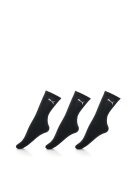 Puma Set de sosete unisex lungi cu logo brodat - 3 perechi - Negru
