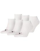 Puma Set de sosete unisex - pana la glezna - 6 perechi - Alb
