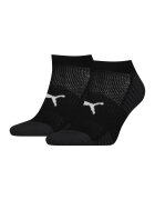 Puma Set de sosete unisex scurte - 2 perechi - Negru