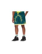 Puma Sorturi sport Barbati - poliester - verde/galben -