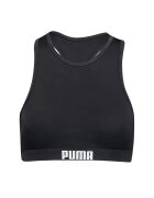 Puma Sutien de baie cu spate decupat - Negru