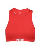 Puma Sutien de baie cu spate decupat - Portocaliu mandarina