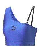 Puma Top crop cu logo Dare To - Albastru royal
