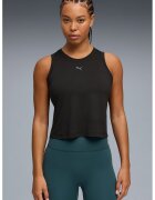 Puma Top crop - pentru fitness Cloudspun - Negru