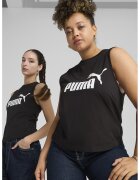 Puma Top cu imprimeu logo Essentials - Alb/Negru