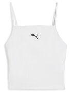 Puma Top din amestec de bumbac cu logo - Alb