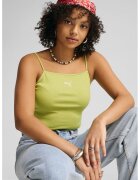 Puma Top din amestec de bumbac cu logo - Verde fistic