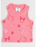 Puma Top striat cu imprimeu Hello Kitty&Friends - Fucsia