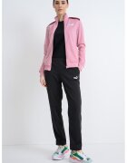 Puma Trening cu fermoar si detalii logo - Negru/Roz pastel
