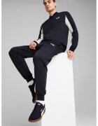 Puma Trening cu logo si fermoar Poly - Alb optic/Bleumarin