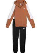 Puma Trening din amestec de bumbac cu detalii logo - Negru/Maro camel