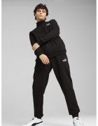Puma Trening din amestec de bumbac cu fermoar ESS - Negru
