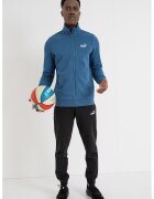 Puma Trening din amestec de bumbac cu fermoar - Negru/Albastru inchis
