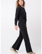 Puma Trening relaxed fit de velur - Gri inchis