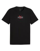 Puma Tricou barbat - maneca scurta - text grafic - culoare neagra - bumbac
