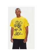 Puma Tricou barbati 631696 - Bumbac/Bumac reciclat - Galben - Galben