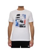 Puma Tricou - BMW Motorsport Graphic Tee 531194 - Alb
