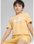 Puma Tricou cambrat cu logo - Portocaliu pal