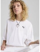 Puma Tricou crop lejer - Alb