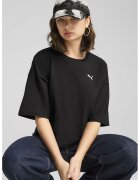 Puma Tricou crop lejer - Negru