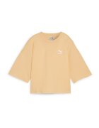 Puma Tricou crop supradimensionat cu maneci cazute - Piersica