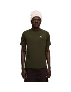 Puma Tricou cu decolteu la baza gatului si logo Evostripe - Verde