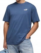 Puma Tricou cu decolteu la baza gatului si logo in piept
