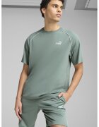 Puma Tricou cu decolteu la baza gatului si maneci raglan - Verde deschis
