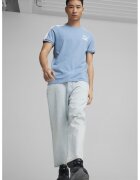 Puma Tricou cu detaliu logo pe piept - Albastru prafuit