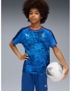 Puma Tricou cu imprimeu grafic - pentru fotbal Neymar JR - Rosu/Albastru