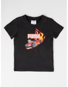 Puma Tricou cu imprimeu grafic - Rosu/Negru