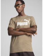 Puma Tricou cu imprimeu logo ESS No. 1 - Maro deschis
