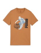 Puma Tricou cu imprimeu logo Mid 90s - Maro camel