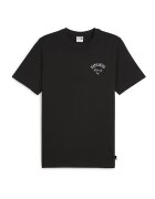 Puma Tricou cu imprimeu pe spate - Verde/Negru