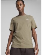 Puma Tricou cu logo brodat Essentials No. 1 - Maro deschis