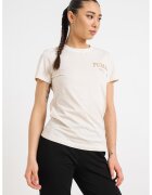 Puma Tricou cu logo pe piept Squad - Bej/Crem