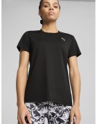 Puma Tricou cu logo pentru fitness - Negru stins