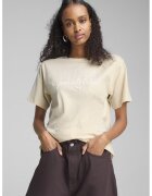 Puma Tricou cu logo si decolteu la baza gatului - Crem