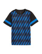 Puma Tricou cu model - pentru fotbal - Negru/Albastru royal