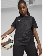 Puma Tricou cu model - pentru fotbal - Negru/Gri antracit